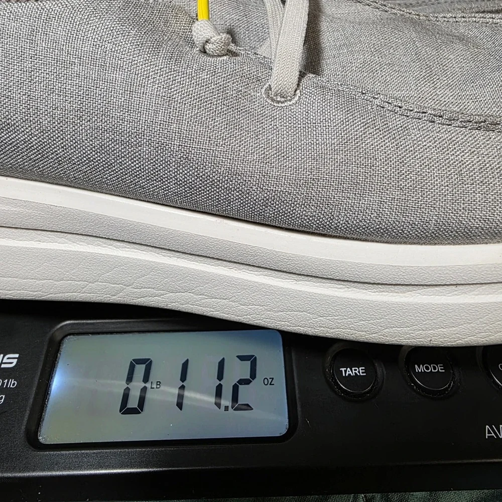 Hey Dude Wendy Rise Loafers Womens 8 Grey Platform Slip‎ On Shoes